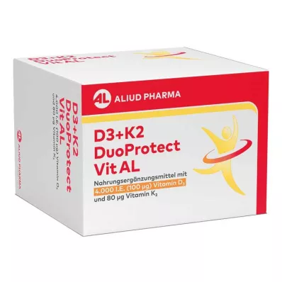 D3+K2 DuoProtect Vit AL 4000 I.U./80 µg Kapsül, 90 Kapsül