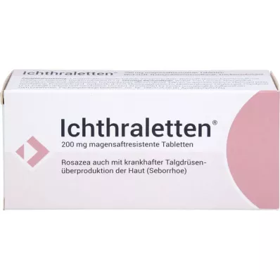 ICHTHRALETTEN 200 mg enterik kaplı tablet, 84 adet