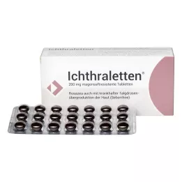 ICHTHRALETTEN 200 mg enterik kaplı tablet, 84 adet