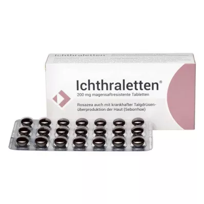 Rosacea için Ichthraletten® 200 mg tablet, 84 adet Rosacea için Ichthraletten® 200 mg tablet, 84 adet