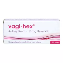 VAGI-HEX 10 mg vajinal tablet, 12 adet