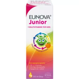 EUNOVA Junior portakal aromalı şurup, 150 ml