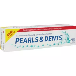 PEARLS &amp; DENTS Titanyum dioksit içermeyen özel diş macunu, 100 ml