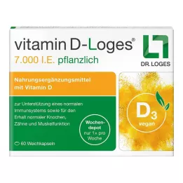 dVITAMIN D-LOGES 7.000 I.U. bitkisel haftalık depo, 60 adet