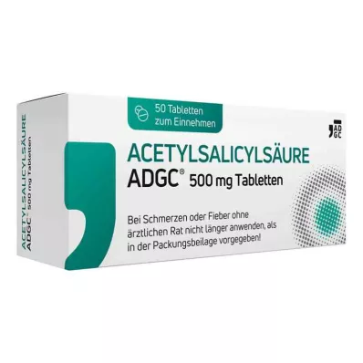 Asetilsalisilik asit ADGC 500 mg tablet (50 adet) Asetilsalisilik asit ADGC 500 mg tablet (50 adet)