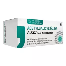 Asetilsalisilik asit ADGC 500 mg tabletler (100 tablet)