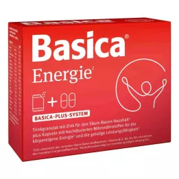 BASICA 7 gün boyunca enerji içme granülleri + kapsülleri, 7 adet