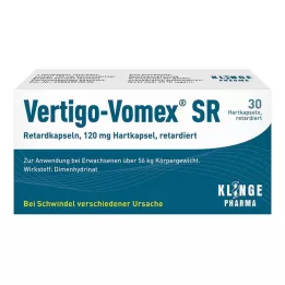 VERTIGO-VOMEX SR Uzun süreli salınımlı kapsüller, 30 adet