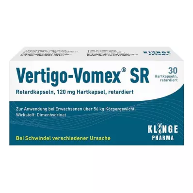Vertigo-Vomex® SR sürekli salımlı kapsüller, 30 adet Vertigo-Vomex® SR sürekli salımlı kapsüller, 30 adet