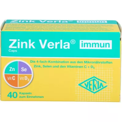 ZINK VERLA Bağışıklık Kapsülleri, 40 Kapsül