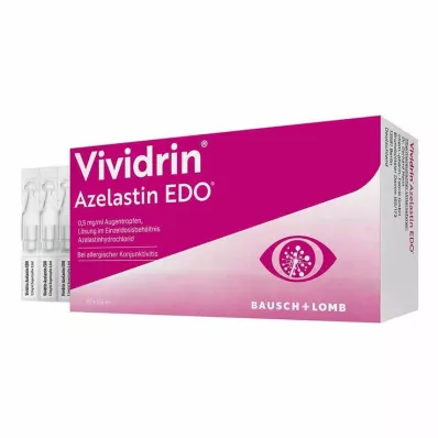 Vividrin® Azelastin EDO® Saman nezlesi ve alerjiler için akut yardım, 20X0,6 ml Vividrin® Azelastin EDO® Saman nezlesi ve alerjiler için akut yardım, 20X0,6 ml