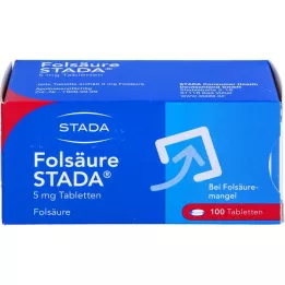 FOLSÄURE STADA 5 mg tablet, 100 adet