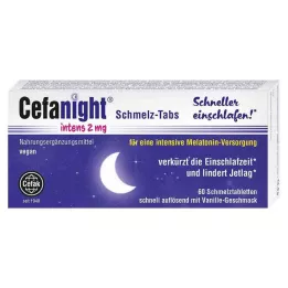 CEFANIGHT intens 2 mg emaye tabletler, 60 adet