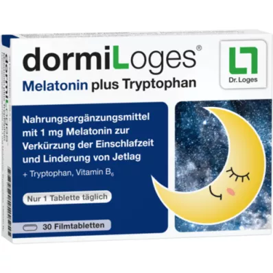 DORMILOGES Melatonin artı triptofan film kaplı tabletler, 30 adet