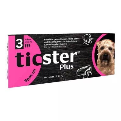 Ticster Plus Spot-on solüsyonu köpekler için 10-25kg (3x3 ml) Ticster Plus Spot-on solüsyonu köpekler için 10-25kg (3x3 ml)
