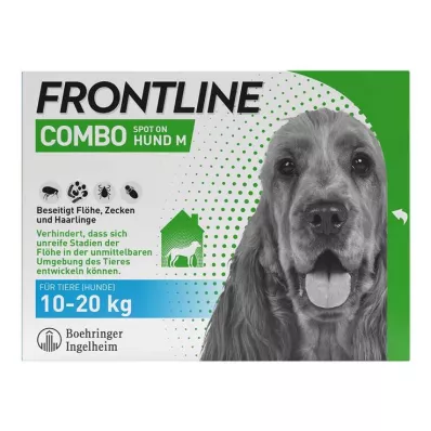 FRONTLINE COMBO köpeklerde kenelere, pirelere karşı M (10-20 kg), 3 adet FRONTLINE COMBO köpeklerde kenelere, pirelere karşı M (10-20 kg), 3 adet