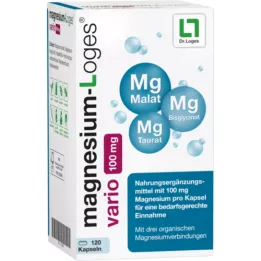 MAGNESIUM-LOGES vario 100 mg kapsül, 120 adet