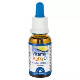 VITAMIN K2D3 yağı Dr. Jacobs, 20 ml