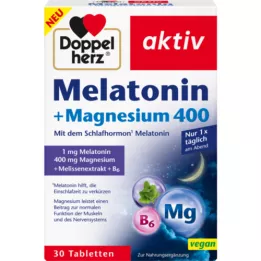 DOPPELHERZ Melatonin+Magnezyum 400 Tablet, 30 Kapsül