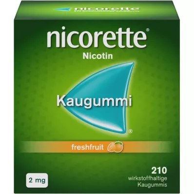 NICORETTE 2 mg taze meyveli sakız, 210 adet