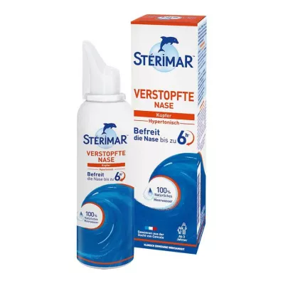 STÉRIMAR Burun tıkanıklığı 2si 1 arada burun spreyi &amp; Durulama, 100 ml