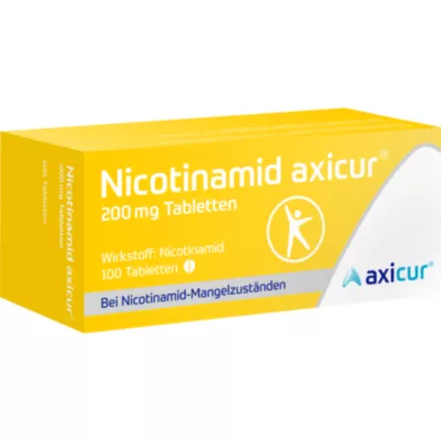 NICOTINAMID axicur 200 mg tablet, 100 adet