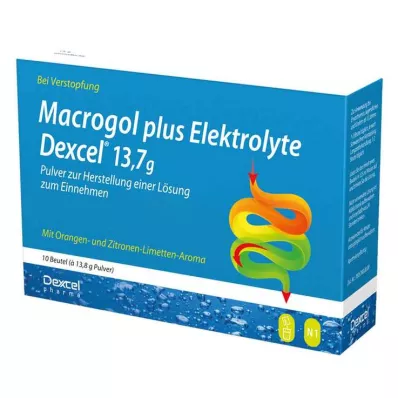 MACROGOL artı Elektrolitler Dexcel 13,7 g PLE, 10 adet