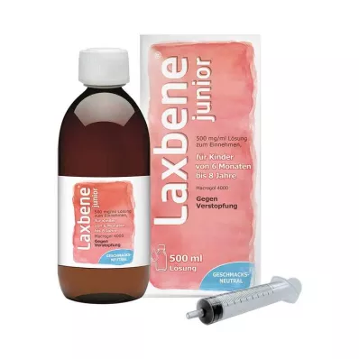 6 Ay - 8 yaş arası çocuklar için Laxbene® Junior 500 mg solüsyon, 500 ml