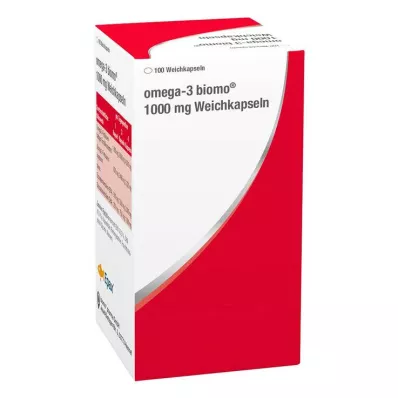 OMEGA-3 BIOMO 1000 mg yumuşak kapsül, 100 adet