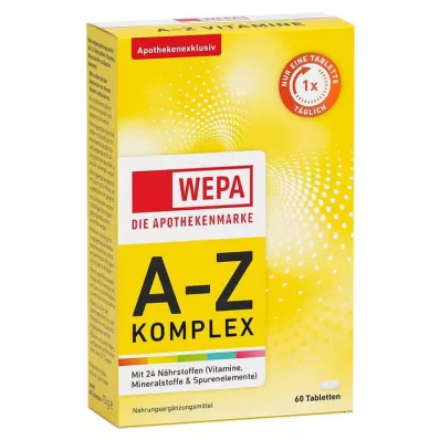Wepa A-Z karmaşık tabletler, 60 adet Wepa A-Z karmaşık tabletler, 60 adet