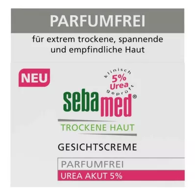 SEBAMED Kuru ciltler için parfüm içermeyen yüz kremi, 50 ml