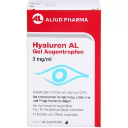 HYALURON AL Jel göz damlası 3 mg/ml, 2X10 ml