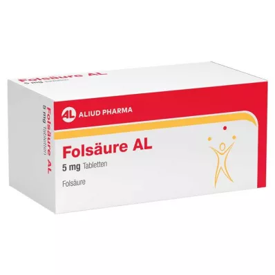 Folik asit AL 5 mg tablet, 100 adet Folik asit AL 5 mg tablet, 100 adet