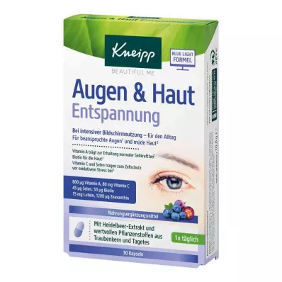 Kneipp Eyes & Cilt Rahatlama Kapsülleri (30 adet) Kneipp Eyes & Cilt Rahatlama Kapsülleri (30 adet)