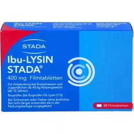 IBU-LYSIN STADA 400 mg film kaplı tabletler, 20 adet