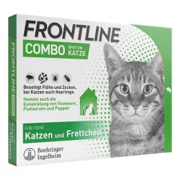FRONTLINE Combo Spot on cat solüsyonu, cilde uygulama için, 3 adet