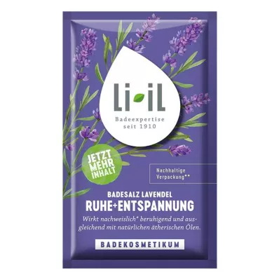 LI-IL Banyo tuzu lavanta sakinleştirici + rahatlama, 80 g