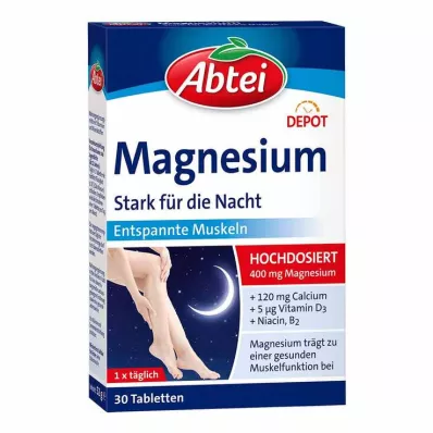 Abbey Magnesium Strong for the Night Depot Tabletler, 30 adet Abbey Magnesium Strong for the Night Depot Tabletler, 30 adet