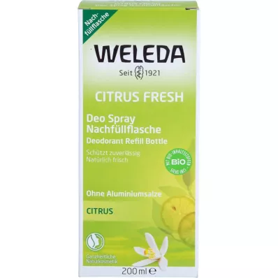 WELEDA Citrus Fresh Deo Sprey dolum şişesi, 200 ml