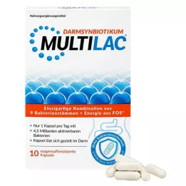 MULTILAC Bağırsak sinbiyotik enterik kaplı kapsüller, 10 adet
