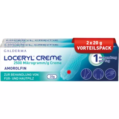 LOCERYL Krem, 2X20 g