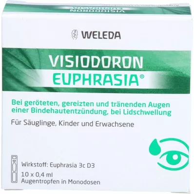 VISIODORON Euphrasia göz damlası, 10X0,4 ml