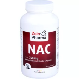 NAC 750 mg yüksek kaliteli N-Asetil-L-Sistein Kapsül, 120 Kapsül