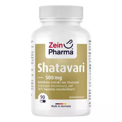 SHATAVARI Ekstrakt %20 500 mg kapsül, 90 adet