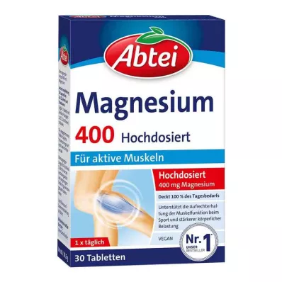 Abbey Magnesium 400 yüksek doz tablet, 30 adet Abbey Magnesium 400 yüksek doz tablet, 30 adet