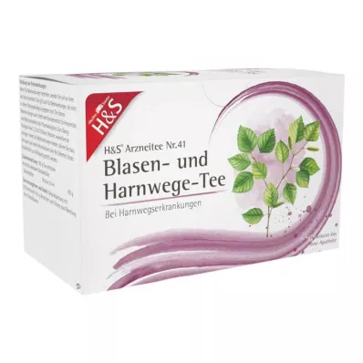 H&amp;S® Mesane ve İdrar Yolu Çayı Filtre Torbaları, 20X2 g
