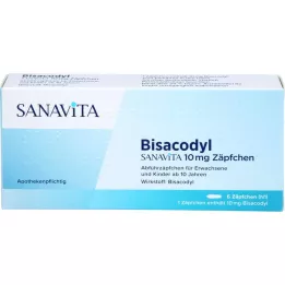BISACODYL SANAVITA 10 mg fitil, 6 adet