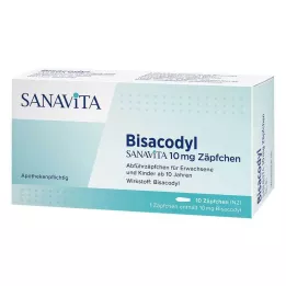 BISACODYL SANAVITA 10 mg fitil, 10 adet