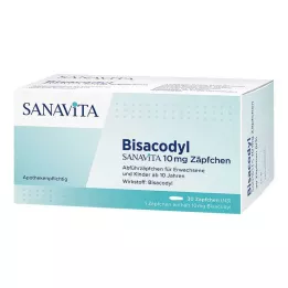 BISACODYL SANAVITA 10 mg fitil, 30 adet