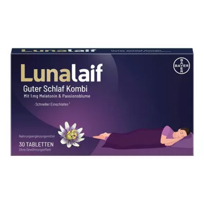 Lunalaif iyi uyku kombinasyonu tabletleri, 30 adet